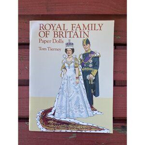 ROYAL FAMILY OF BRITAIN PAPER DOLLS by Tom Tierney (1994, Paperback) DIANA Uncut